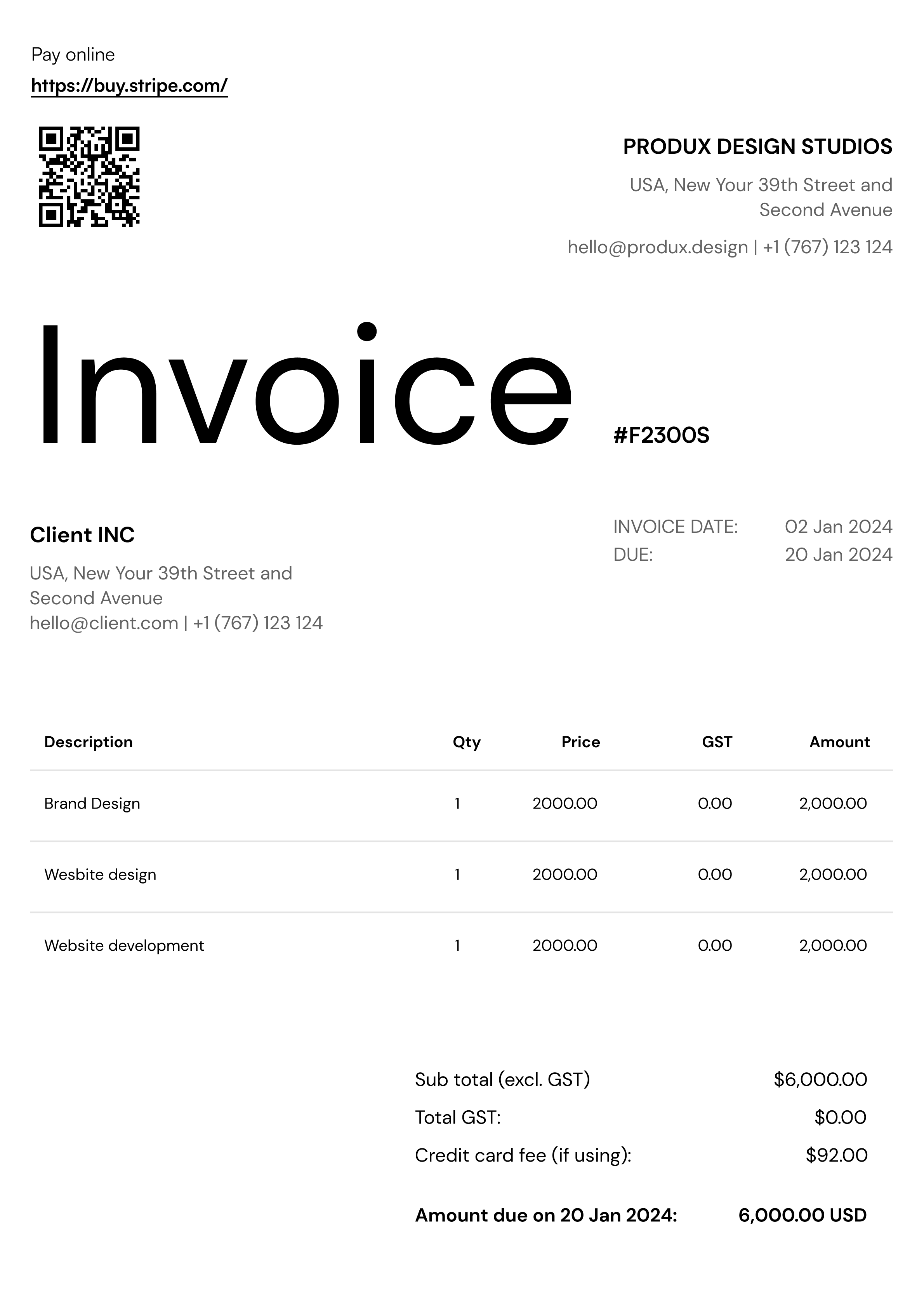 Invoice - 08